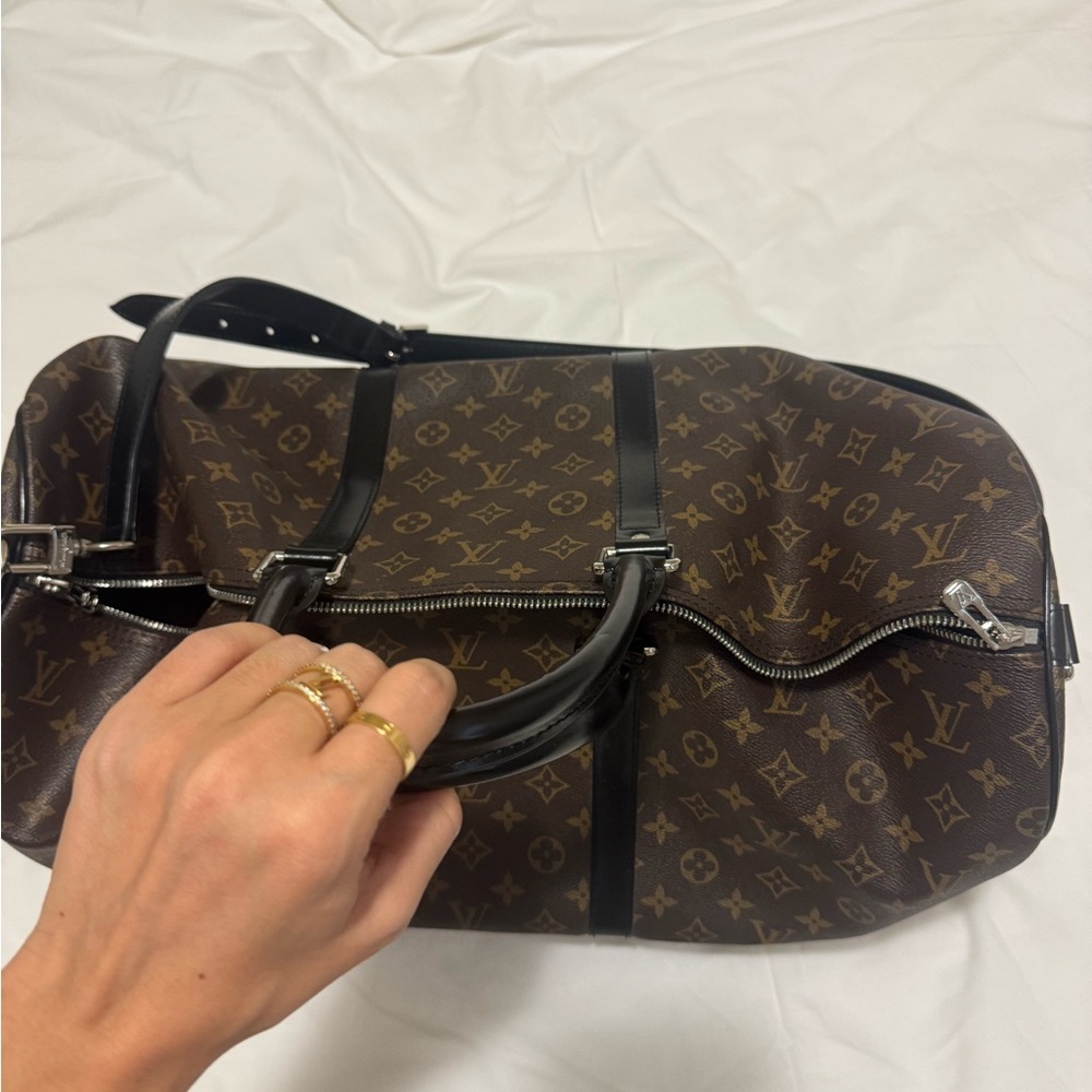 Louis Vuitton Brown Monogram Duffel Bag
